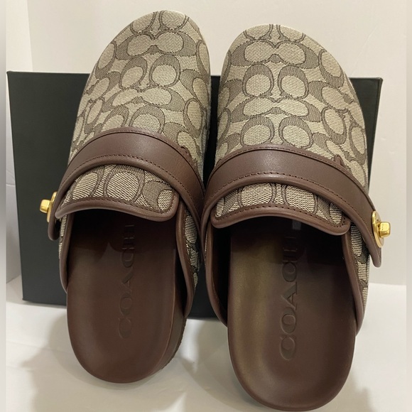 COACH CLOG✨SIZE ✨8 🤎color..OAK / MAPLE🤎 - Picture 8 of 10